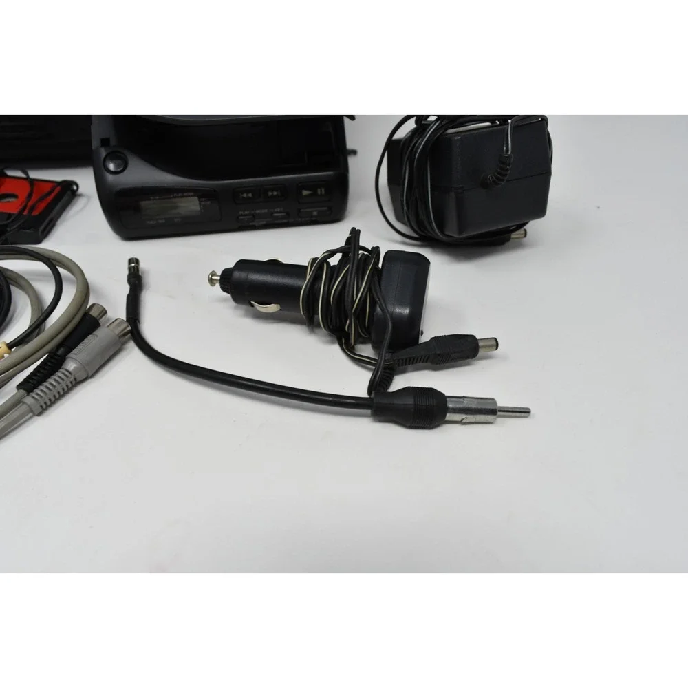 Vintage Sony D-180K Car Discman Portable CD Player Complete Kit Case Adapter